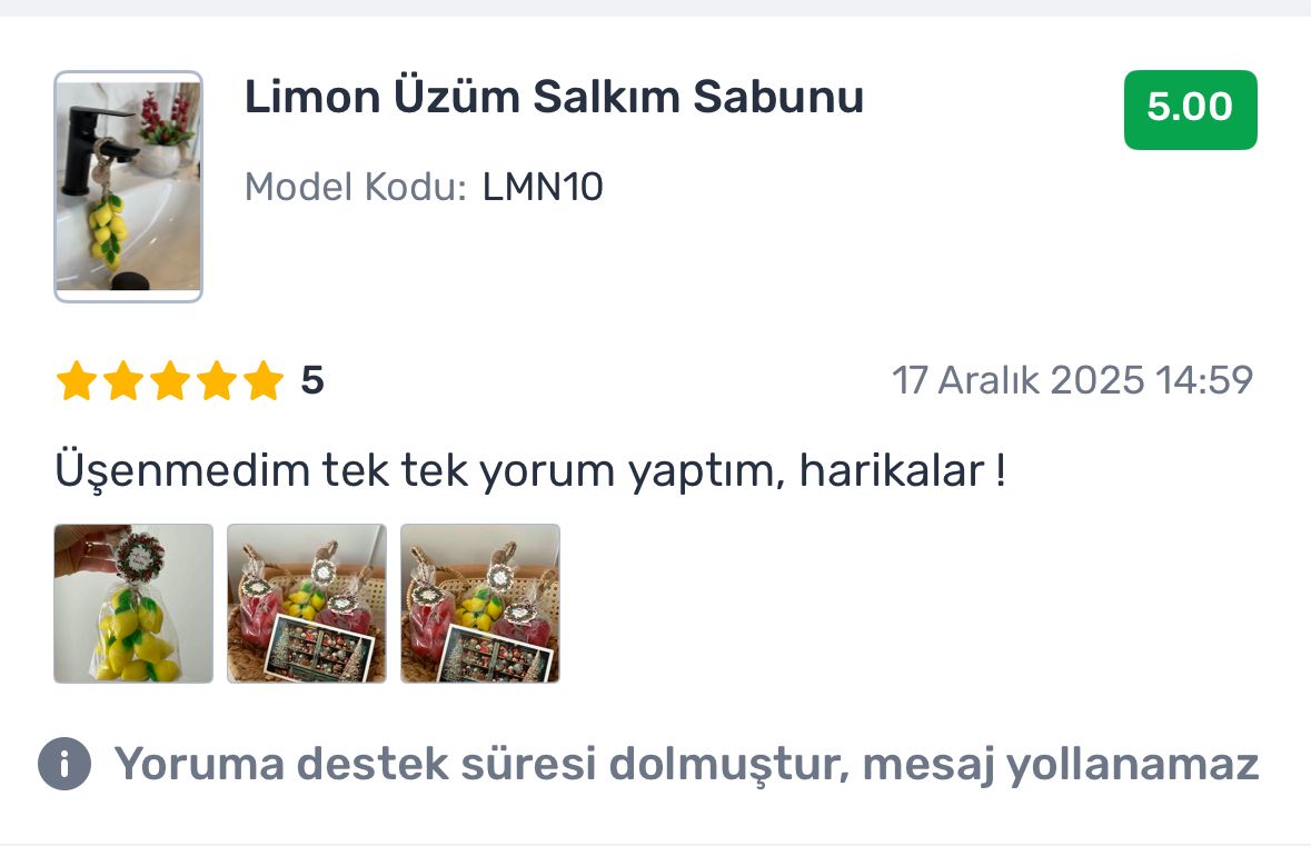 Müşteri Yorumu